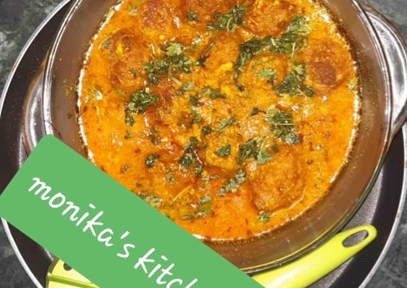 Bottle gourd (kofte)in gravy
