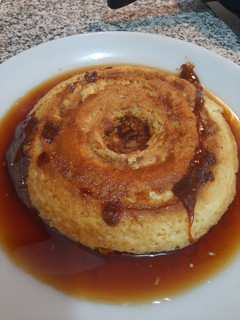 Una foto de Flan casero