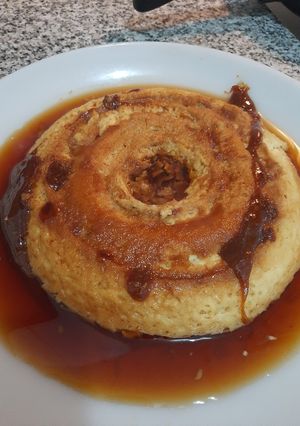 Una foto de Flan casero