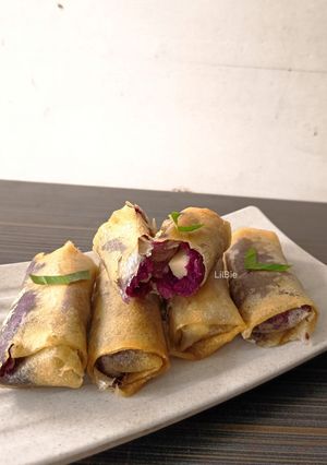 Foto resep Lumpia Ubi Ungu