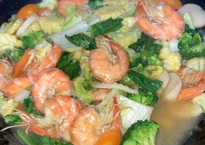 Resep Capcay kuah seafood Resep Capcay kuah seafood