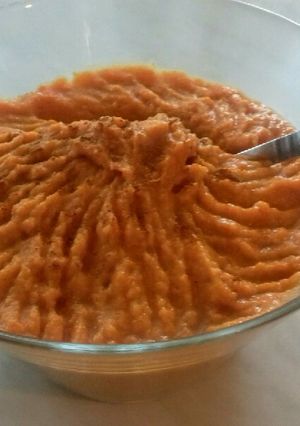 "Mézeskalácsos batátapüré" recept fotója