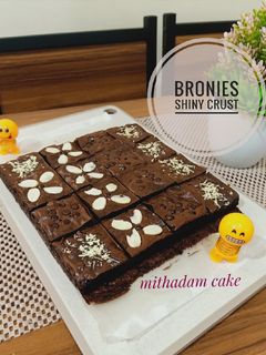 Foto resep Brownies shiny crust