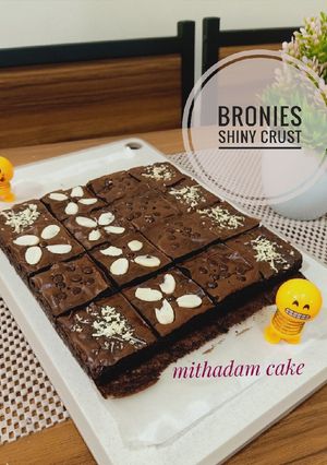 Foto resep Brownies shiny crust