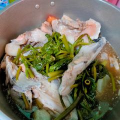A picture of Sinigang Salmon.