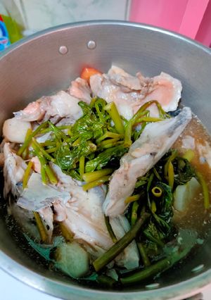 A picture of Sinigang Salmon.