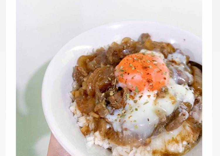 Resep Teriyaki Beef with Onsen Egg yang Menggugah Selera