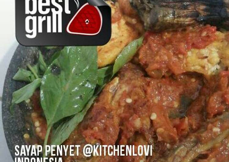 Resep Ayam penyet vs terong bakar sambal petis madura, Menggugah Selera