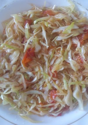 A picture of Fried Cabbages.