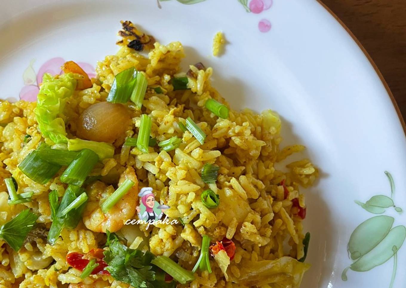 Singapore Fried Rice with Singapore Egg