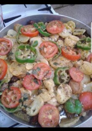 صورة لوصفة دجاج بالبطاطا