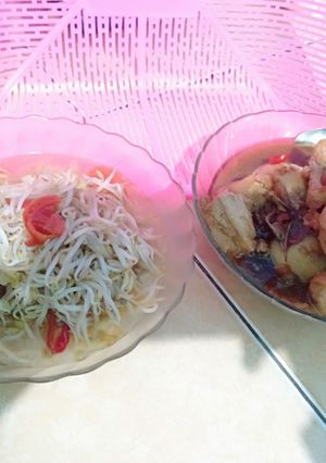 Foto resep Oseng toge & telur kecap pedas manis