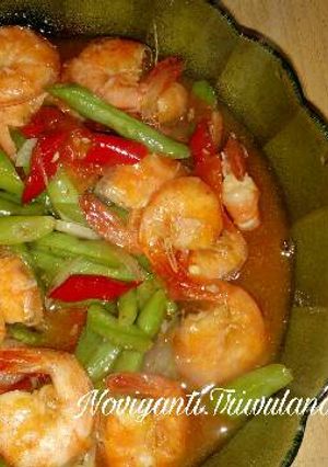 Foto resep Tumis Udang Buncis Simpel ala #DapoerVirgie