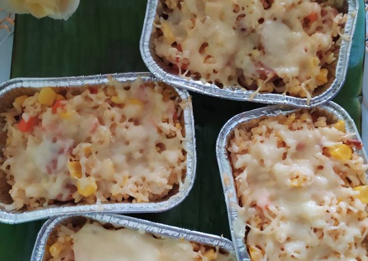 Baked Cheezy Rice