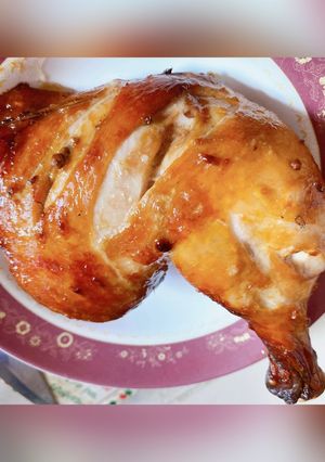 รูปของ ไก่หมักกะทิ หม้ออบลมร้อน