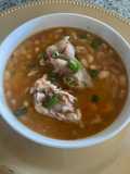 Rica Sopa de Alubias Blancas con Paticas de cerdo 🐷 Superrr Nutritiva 👇🏻