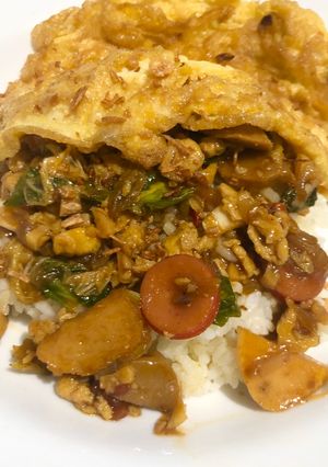 Foto resep Nasi gurih gila
