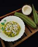 Coconut Ridge Gourd Sabji