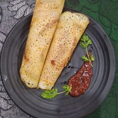 A picture of Schezwan Dosa.