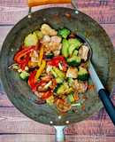 Chinese Sweet Chilli & Garlic stir fried chicken