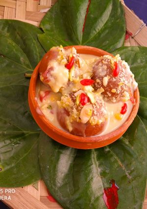 A picture of Baked gulab jamun.