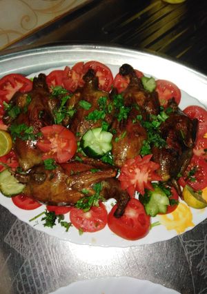 صورة لوصفة حمام محشي رز 😻