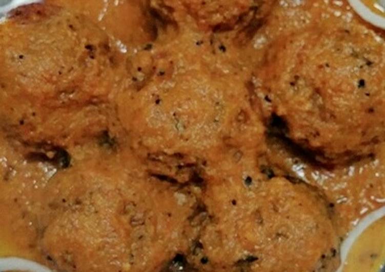 Recipe of Homemade Paneer kofta curry