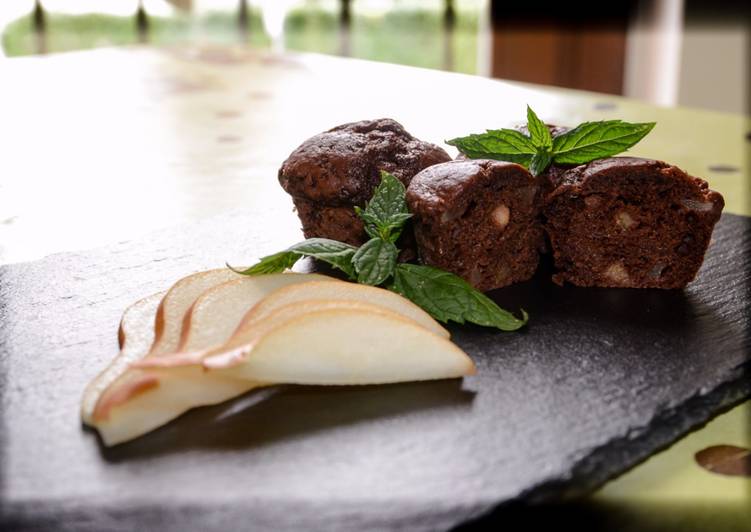 How to Make Perfect Muffin al cioccolato e pere aromatizzati alla menta