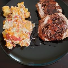 A picture of Stuffed Pork Loin.