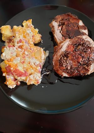 A picture of Stuffed Pork Loin.