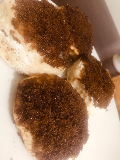 Una foto de Tortitas negras súper fáciles!!