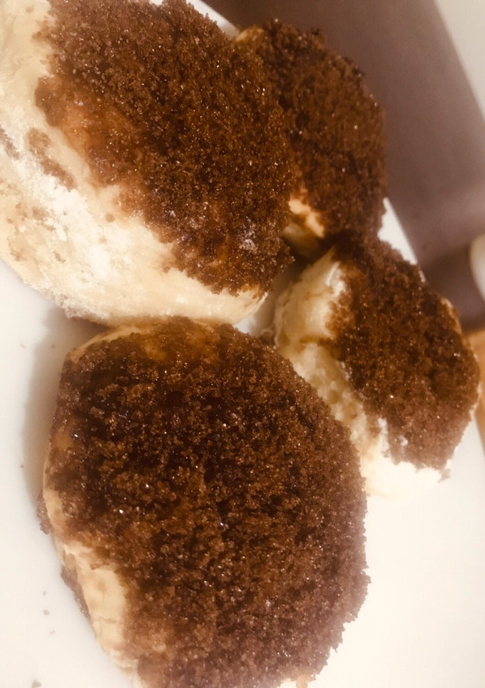 Una foto de Tortitas negras súper fáciles!!