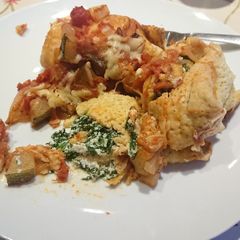 A picture of Spinich Ricotta pancakea.