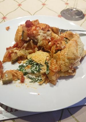 A picture of Spinich Ricotta pancakea.