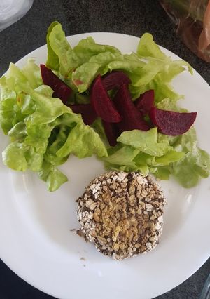 Una foto de Croquetas de porotos negros y avena
