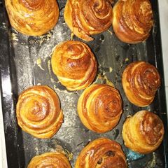 A picture of Cinnamon rolls.