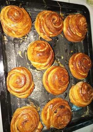 A picture of Cinnamon rolls.
