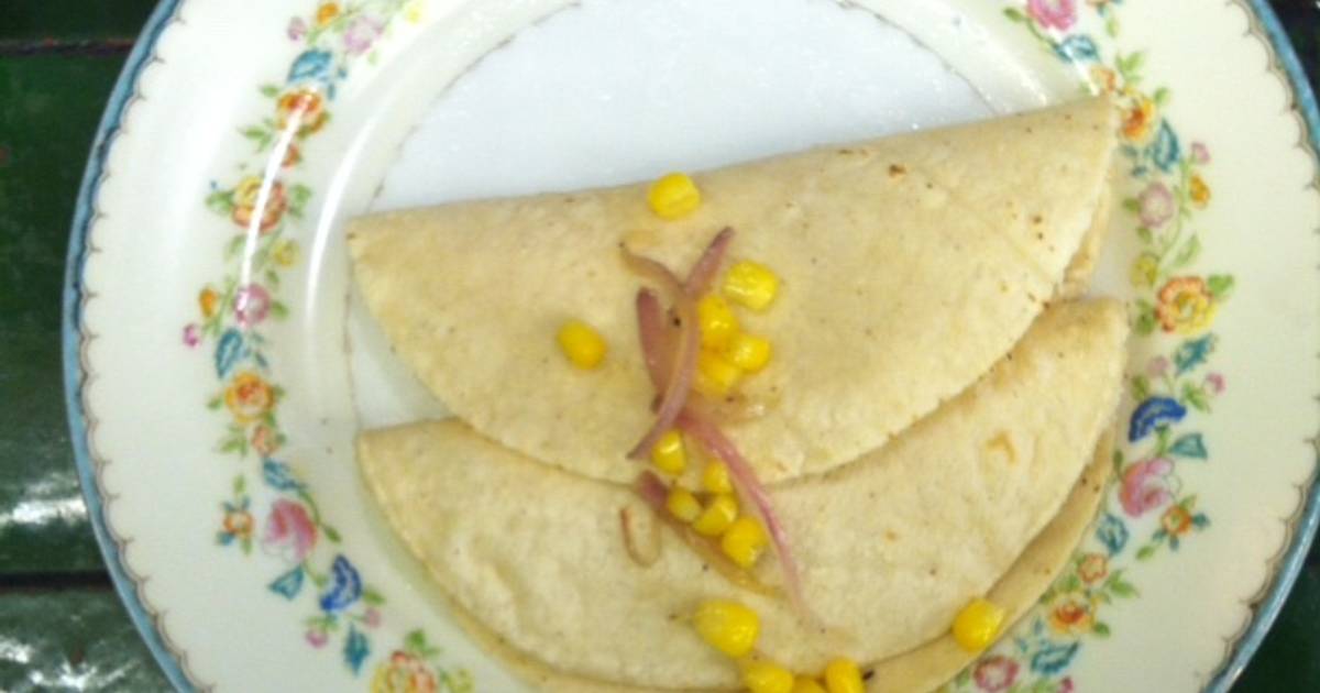 Tacos de queso panela a la plancha Receta de Mercedes Cossío Cookpad