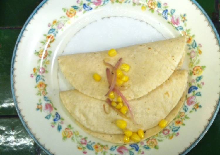 Tacos de queso panela a la plancha