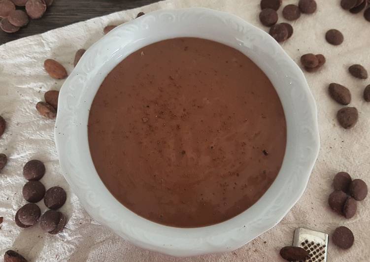 Recette Des Crème dessert façon danette chocolat au lait au thermomix