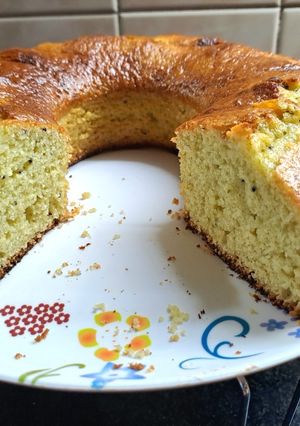 Una foto de Torta esponjosa de kiwis