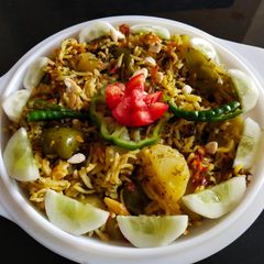 A picture of Hariyali Pulao.
