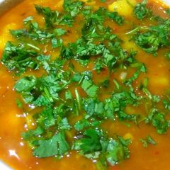 A picture of Khatte Aloo ki Sabzi.