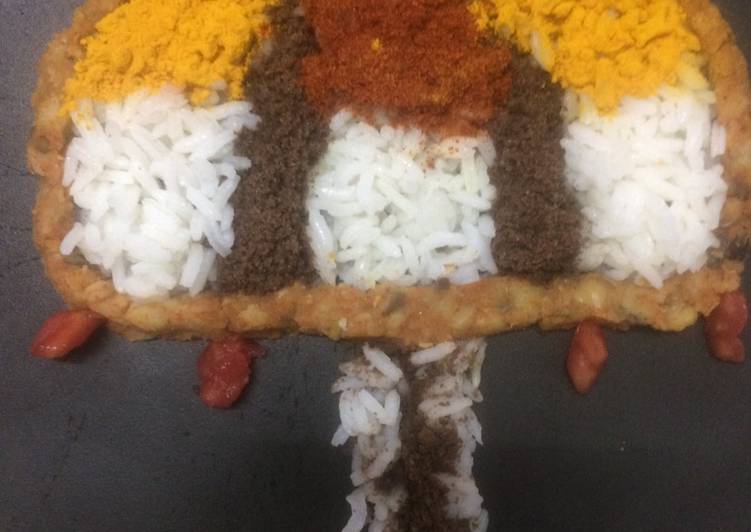 Rainy season Special 
Umbrella Dal Rice Emoji