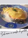 Salmone in crosta di patate 😋