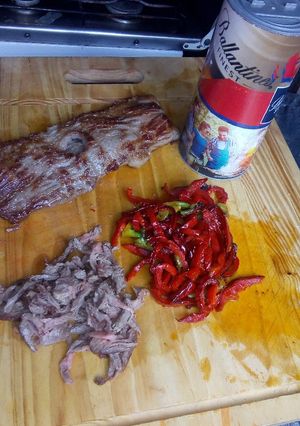 Una foto de Carne, sal y pimentón