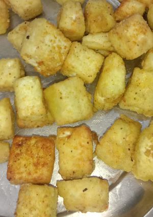 A picture of Fried paneer.