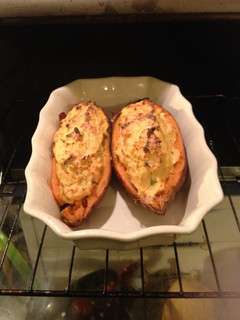 Une photo de Patate douce farcie