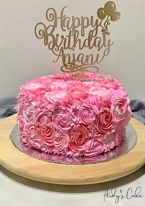 Foto resep Cake ulangtahun base cake rainbow