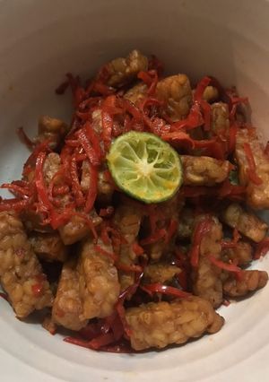 Foto resep Tempe Plecing Bali